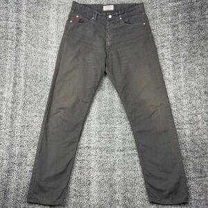 Armani Jeans Giorgio Armani Milano Men's Size W32 Pants Grey Cotton Button Fly